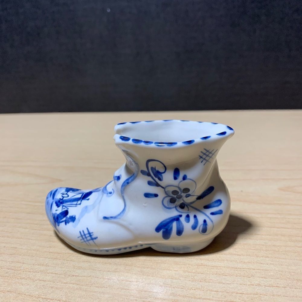 Delfts Blue VTG Shoe Vase‎